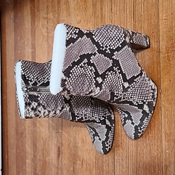 Steve Madden Snake Print Bootie - Picture 2 of 5